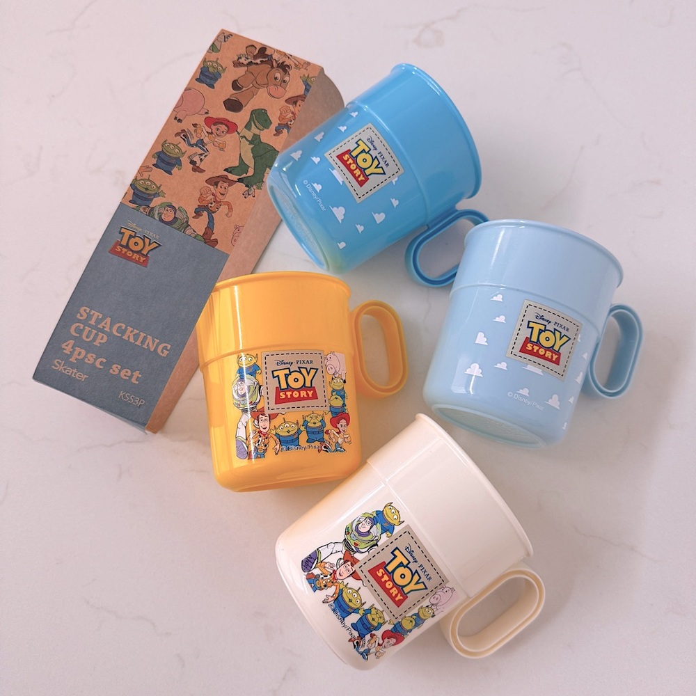 SKATER🇯🇵 KSS3P Toy Story Stacking Cup, Set of 4